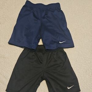 Nike Kids' Navy and Black Sports Jersey Shorts